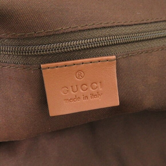 GUCCI Brown Leather Bag - Picture 9 of 11